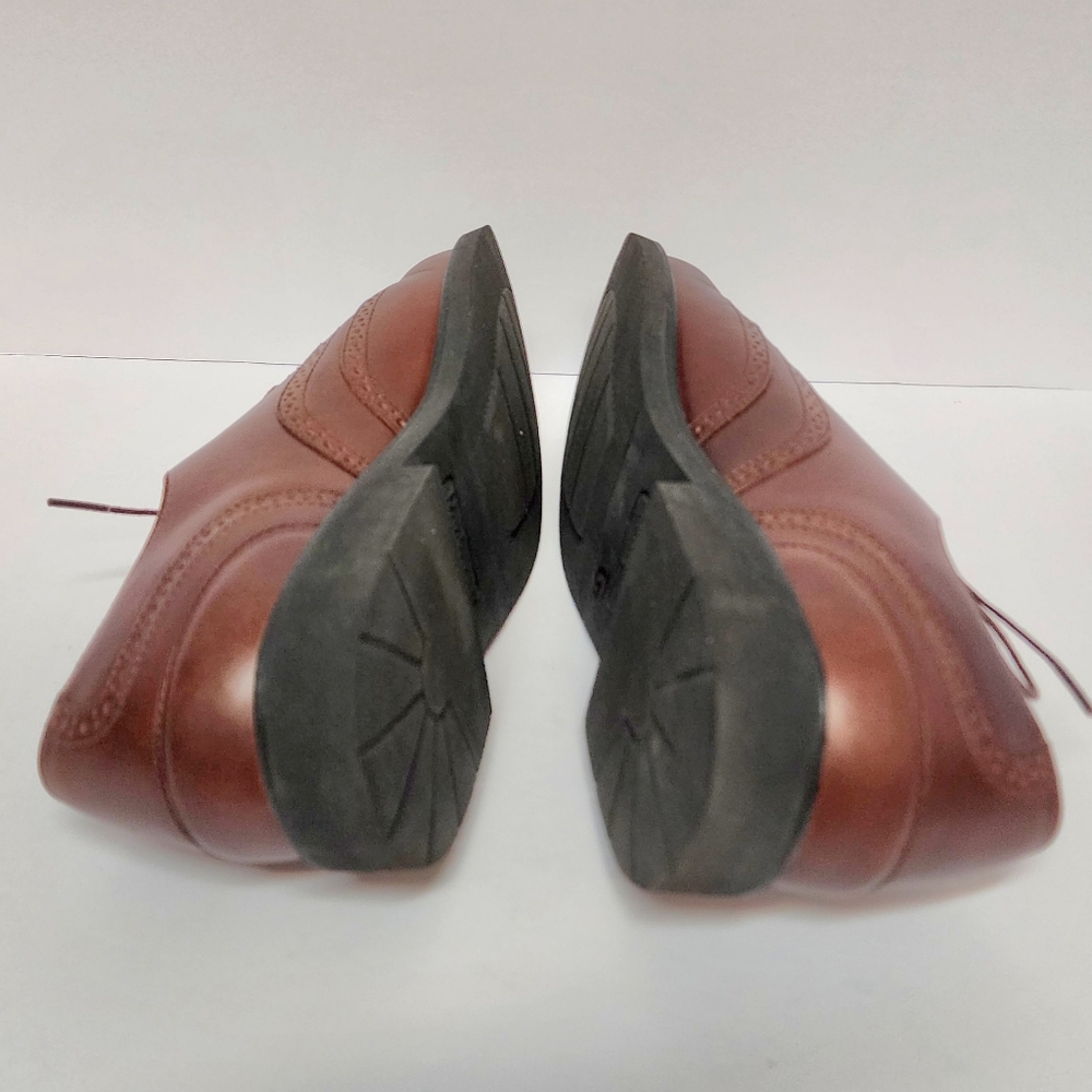 Rockport Classic Brown Leather Men's Dress Shoes Size 9.5 - Picture 3 of 8